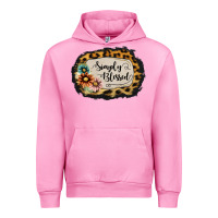 Fuchsia Pink simply blessed Urban Hoodie - Jasminsmagicworld