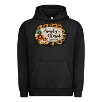Pigment Black simply blessed Urban Hoodie - Jasminsmagicworld