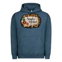 Pigment Midnight Navy simply blessed Urban Hoodie - Jasminsmagicworld