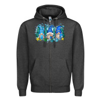 Snowman Gnome Zipper Hoodie | Teevron
