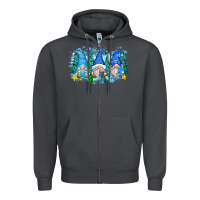 Smoke snowman gnome Zipper Hoodie - Zillion Design Studio