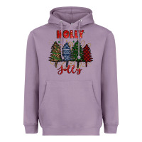 Lavender holly jolly Christmas trees Heavyweight Hoodie - RanaPortraitStore
