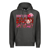 Charcoal Heather dont go bacon my heart Premium Hoodie - NancyCooperArtShop