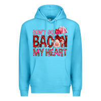 Ocean Blue dont go bacon my heart Premium Hoodie - NancyCooperArtShop