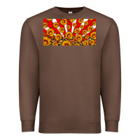 Chestnut usa sunflowers leopard license plate Premium Sweatshirt - HRA Design Shop