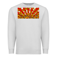 Dove Grey usa sunflowers leopard license plate Premium Sweatshirt - HRA Design Shop