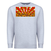 Heather Grey usa sunflowers leopard license plate Premium Sweatshirt - HRA Design Shop
