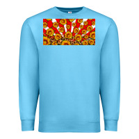 Ocean Blue usa sunflowers leopard license plate Premium Sweatshirt - HRA Design Shop