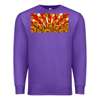 Purple usa sunflowers leopard license plate Premium Sweatshirt - HRA Design Shop