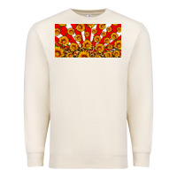 Sandshell usa sunflowers leopard license plate Premium Sweatshirt - HRA Design Shop