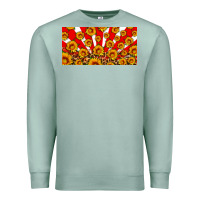 Seafoam usa sunflowers leopard license plate Premium Sweatshirt - HRA Design Shop