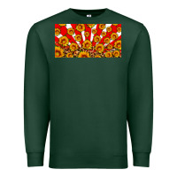 Sports Green usa sunflowers leopard license plate Premium Sweatshirt - HRA Design Shop