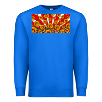 True Royal usa sunflowers leopard license plate Premium Sweatshirt - HRA Design Shop