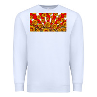 White usa sunflowers leopard license plate Premium Sweatshirt - HRA Design Shop