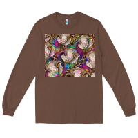 Chestnut merino ram tie dye tumbler Long Sleeve Tee - BarkalooDesign
