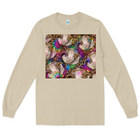 Mushroom merino ram tie dye tumbler Long Sleeve Tee - BarkalooDesign