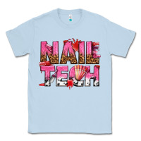 Dusty Blue nail tech Classic Tee - texasbilliewilder