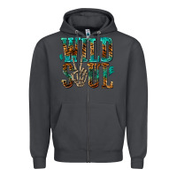 Smoke wild soul with skeleton hand Zipper Hoodie - texasbilliewilder