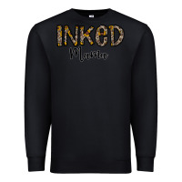 Black ınked mama Premium Sweatshirt - CowhideDigitalArt