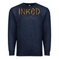 Navy ınked mama Premium Sweatshirt - CowhideDigitalArt
