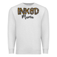 Oatmeal Heather ınked mama Premium Sweatshirt - CowhideDigitalArt