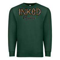 Sports Green ınked mama Premium Sweatshirt - CowhideDigitalArt