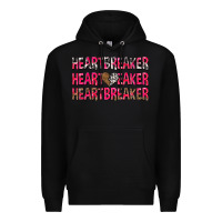 Black heartbreaker with leopard and cowhide Premium Hoodie - NancyCooperArtShop