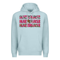Blue Mist heartbreaker with leopard and cowhide Premium Hoodie - NancyCooperArtShop