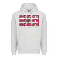 Dove Grey heartbreaker with leopard and cowhide Premium Hoodie - NancyCooperArtShop