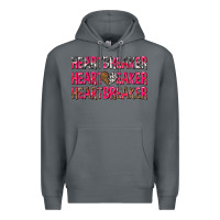 Rock heartbreaker with leopard and cowhide Premium Hoodie - NancyCooperArtShop
