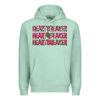 Seafoam heartbreaker with leopard and cowhide Premium Hoodie - NancyCooperArtShop