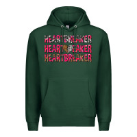 Sports Green heartbreaker with leopard and cowhide Premium Hoodie - NancyCooperArtShop