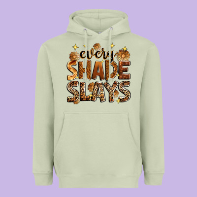 Every Shade Slays Heavyweight Hoodie Designed By Zillion Design Studio