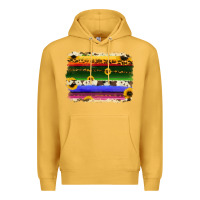 Mustard serape sunflowers leopard cowhide background Premium Hoodie - RanaPortraitStore