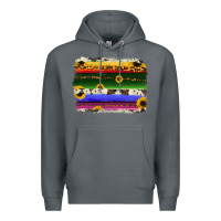 Rock serape sunflowers leopard cowhide background Premium Hoodie - RanaPortraitStore