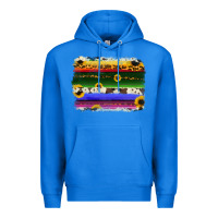 True Royal serape sunflowers leopard cowhide background Premium Hoodie - RanaPortraitStore