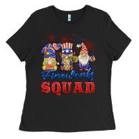 Black fireworks squad Ladies Tee - BarkalooDesign