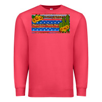 Cardinal usa sunflower and cactus license plate Premium Sweatshirt - HRA Design Shop