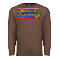 Chestnut usa sunflower and cactus license plate Premium Sweatshirt - HRA Design Shop
