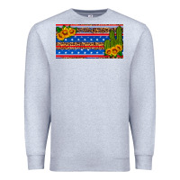 Usa Sunflower And Cactus License Plate Premium Sweatshirt | Teevron