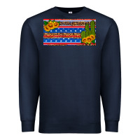 Navy usa sunflower and cactus license plate Premium Sweatshirt - HRA Design Shop