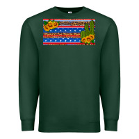 Sports Green usa sunflower and cactus license plate Premium Sweatshirt - HRA Design Shop