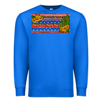 True Royal usa sunflower and cactus license plate Premium Sweatshirt - HRA Design Shop