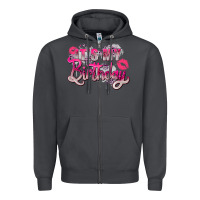 Smoke pink it's my birthday Zipper Hoodie - Zillion Design Studio