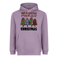 Lavender merry christmas trees Heavyweight Hoodie - RanaPortraitStore