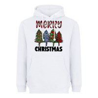 White merry christmas trees Heavyweight Hoodie - RanaPortraitStore