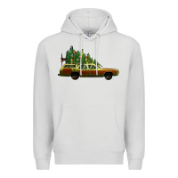 Dove Grey christmas vacation car Premium Hoodie - Jasminsmagicworld