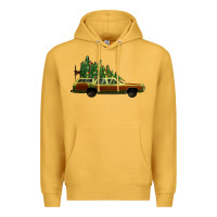 Mustard christmas vacation car Premium Hoodie - Jasminsmagicworld