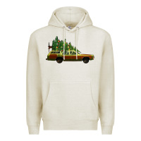 Oatmeal Heather christmas vacation car Premium Hoodie - Jasminsmagicworld