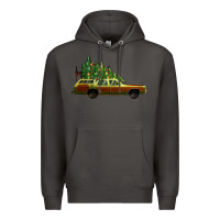 Smoke christmas vacation car Premium Hoodie - Jasminsmagicworld